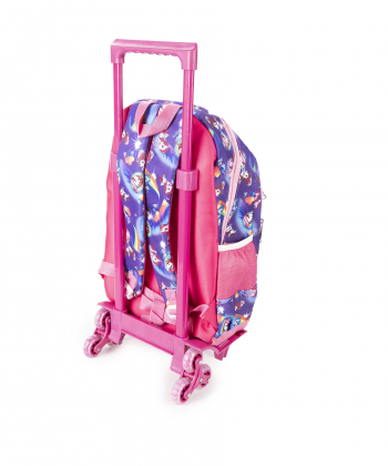 کوله پشتی چرخ دار دخترانه برند پی لس Brand Payless کد 2002